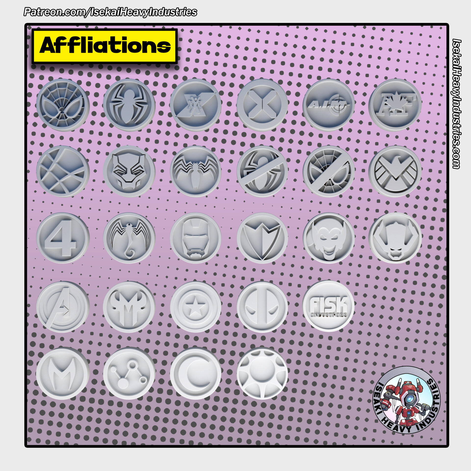 Marvel Crisis Protocol Tokens [Digital Item]