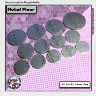 Metal Floor Bases - 35/40/50/65mm [Digital Files]
