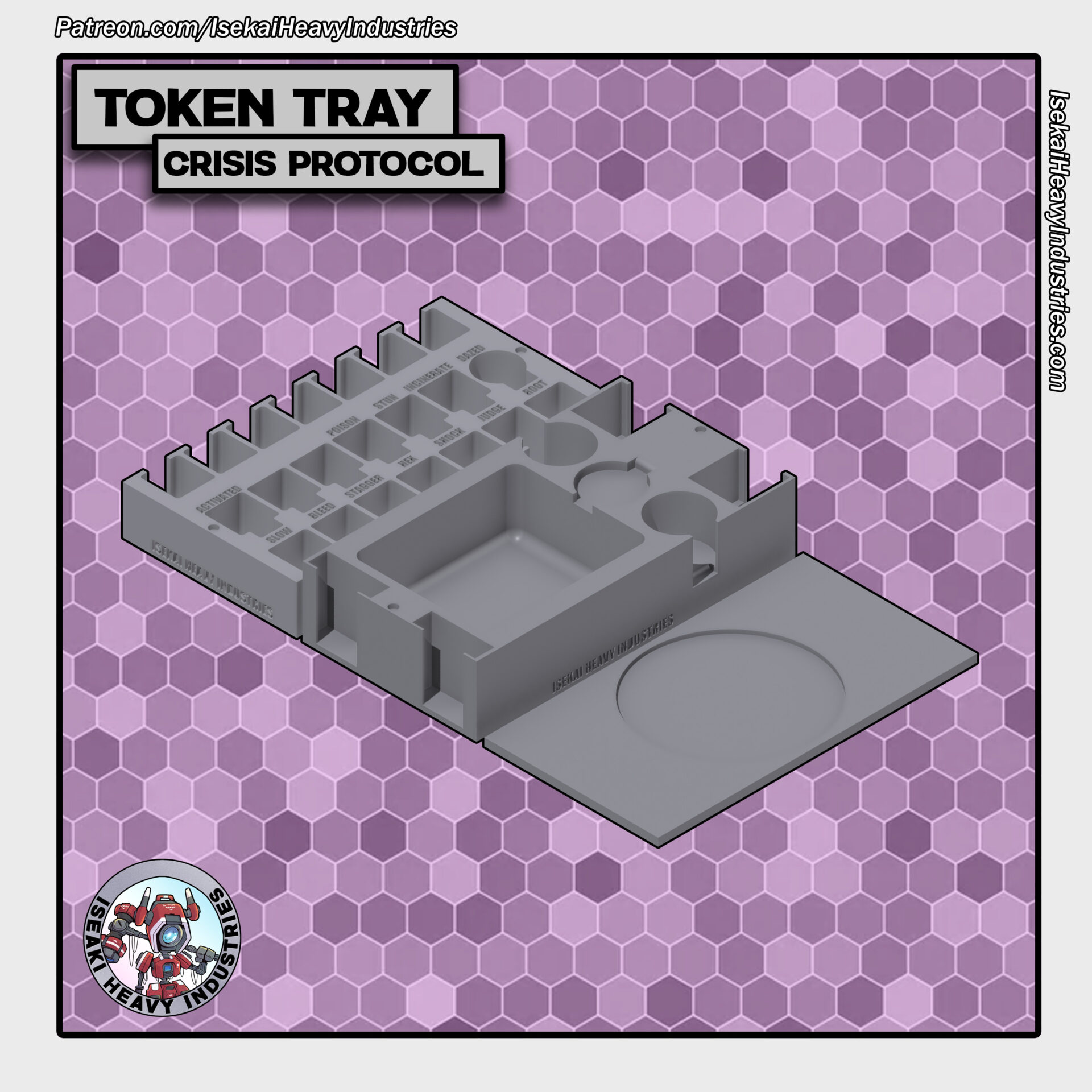 Crisis Protocol Token Trays