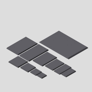 Square & Rectangular Plastic Bases [Physical Item]